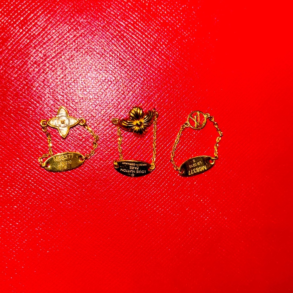 Louis vuitton 3 set ring size small